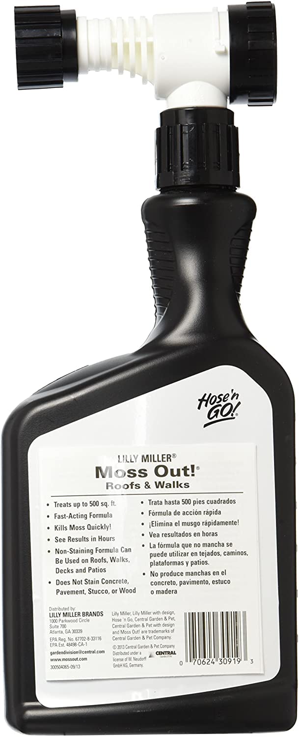 Lilly Miller 100503872 Moss Out Roofs Walks Ready To Spray 27-Oz (Pack of 3)