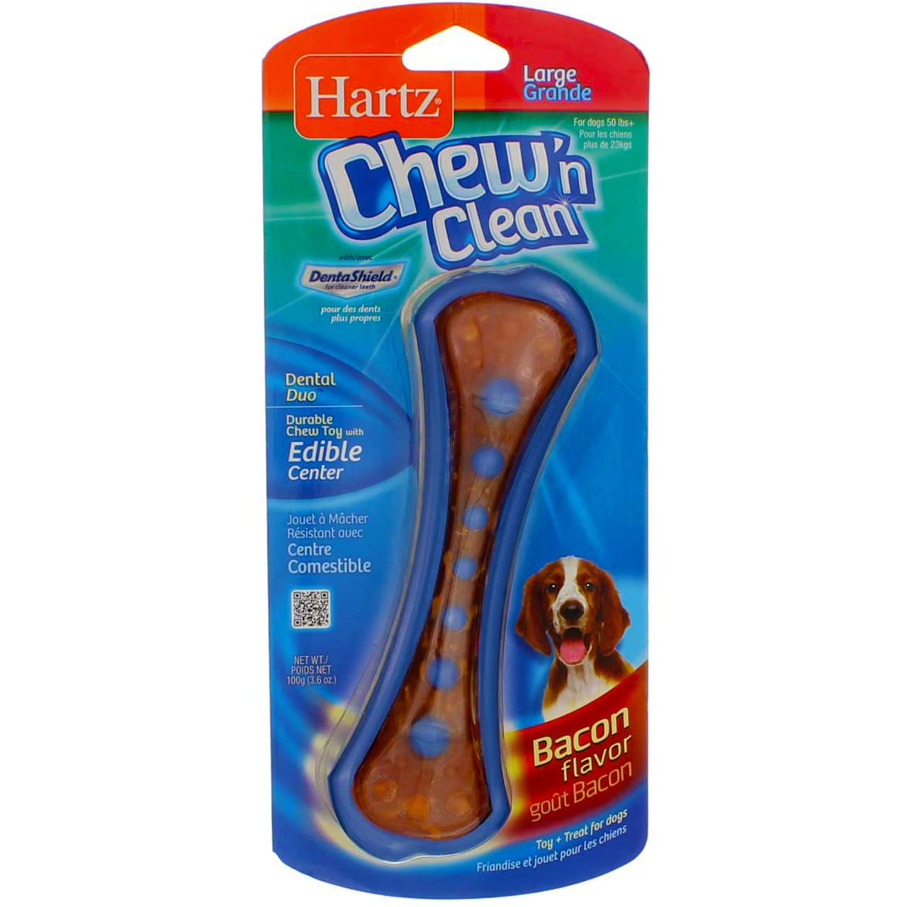 Hz Chew N Clean Dental Do Size Ea Hz Chew N Clean Dental Dog Toy