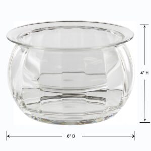 Prodyne Dips on Ice Acrylic Dip Bowl, 16 oz., clear