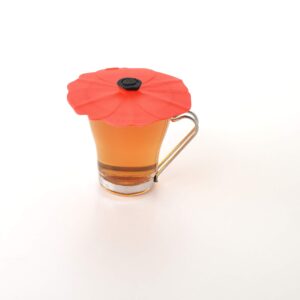 Charles Viancin Poppy Drink Cover Set/2