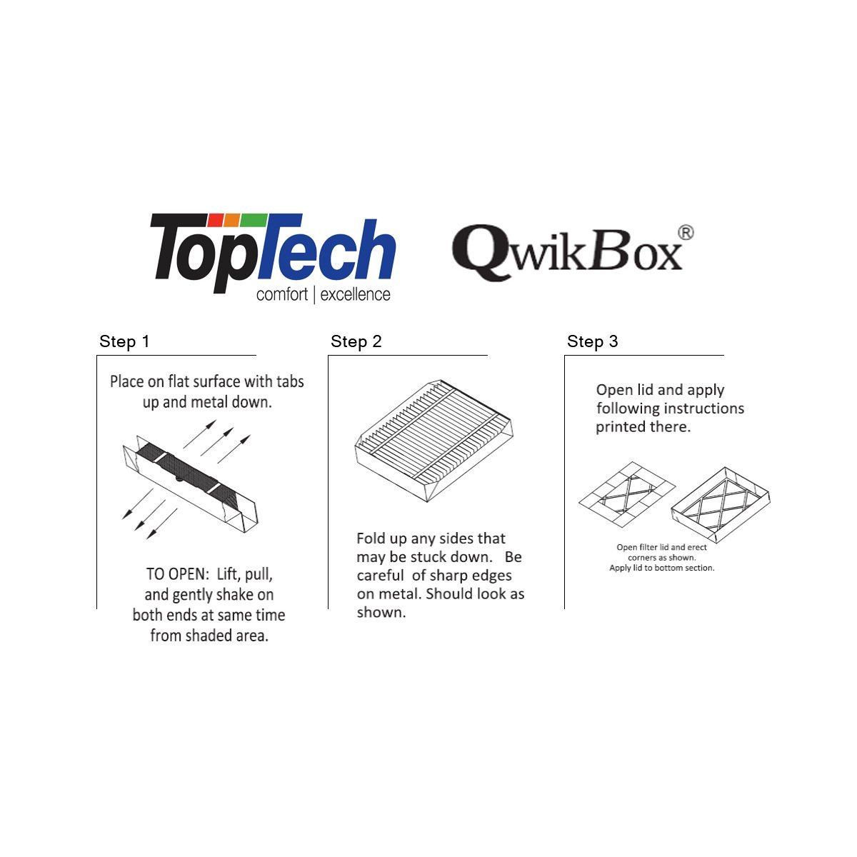 TopTech TechPure TT-FM-1620 QB OEM Replacement Filter - QwikBox(R)-(Assembly Required, See Description & Images)