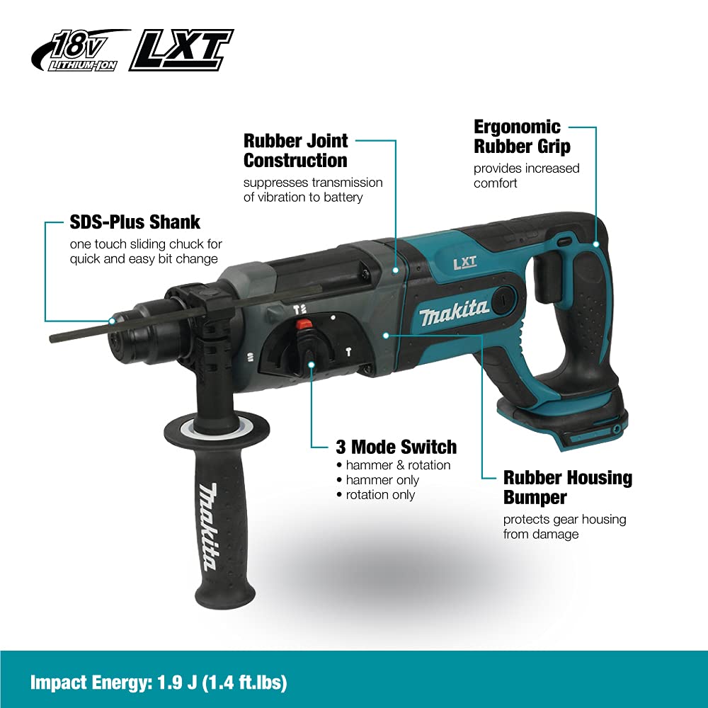 SDS-PLUS 18V LTX Chipping Punch (Product only) - MAKITA DHR241Z