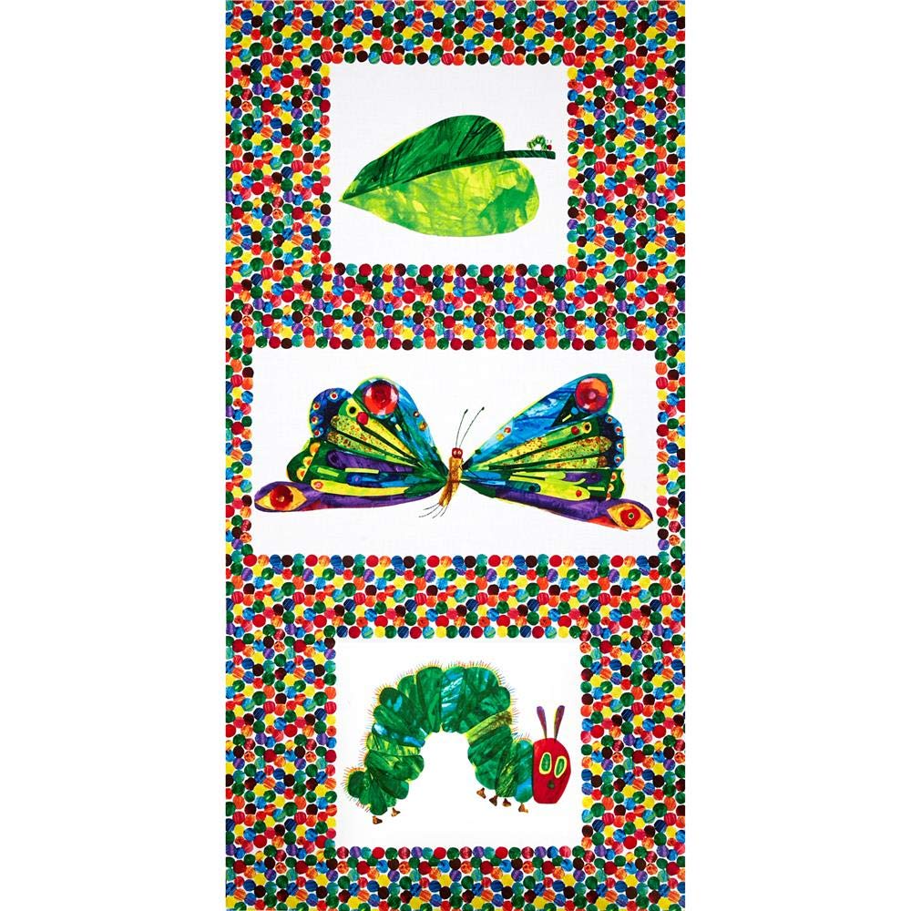 The Very Hungry Caterpillar Transformation Panel, Fabric by the Yard