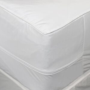 allerease 2-in-1 hot water wash mattress pad with removable top, twin xl