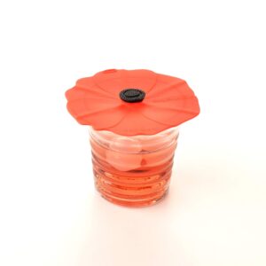 Charles Viancin Poppy Drink Cover Set/2