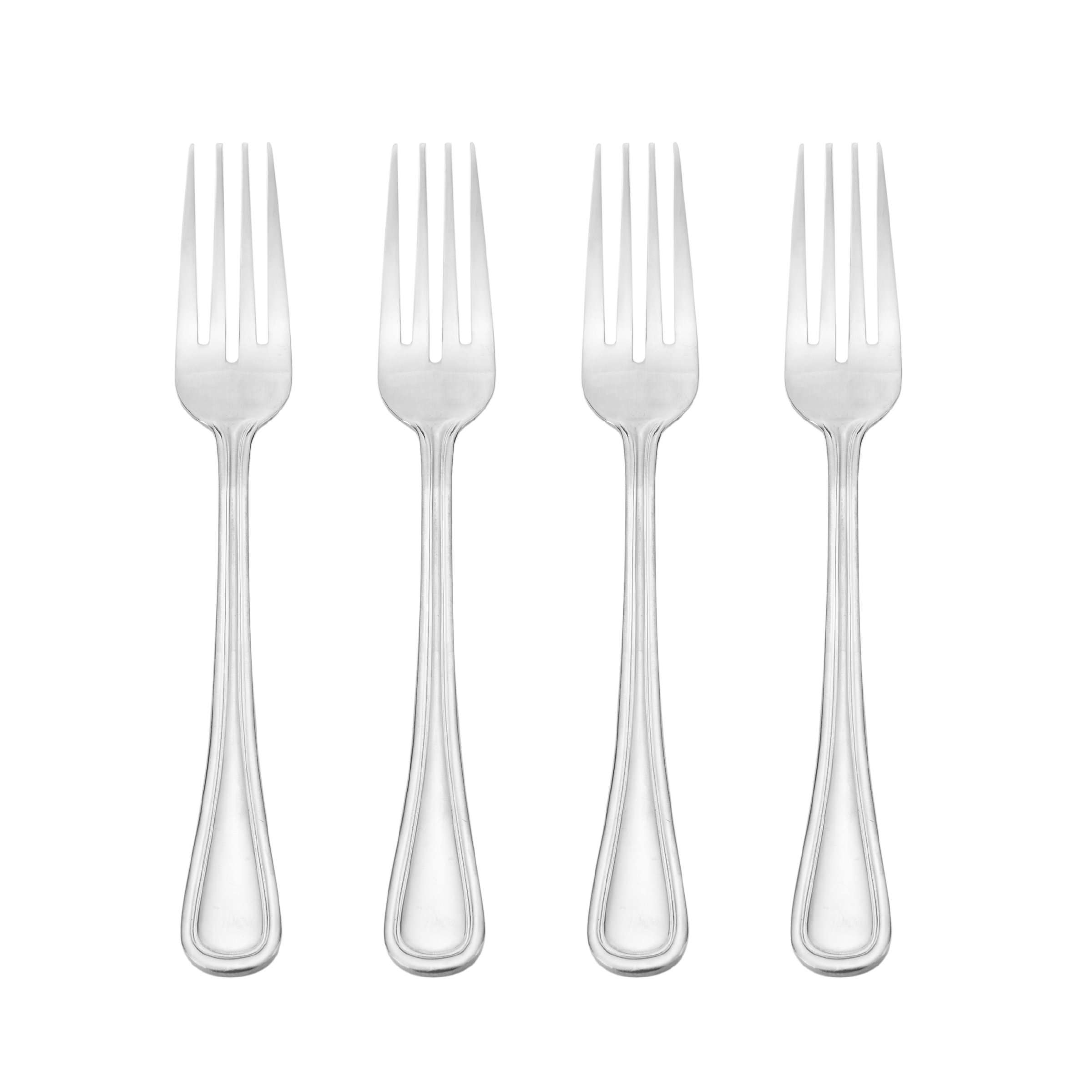 Pfaltzgraff Basics Edgebrook Stainless Steel Dinner Fork, Set of 4