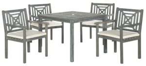 safavieh outdoor living collection del mar 5-piece dining set