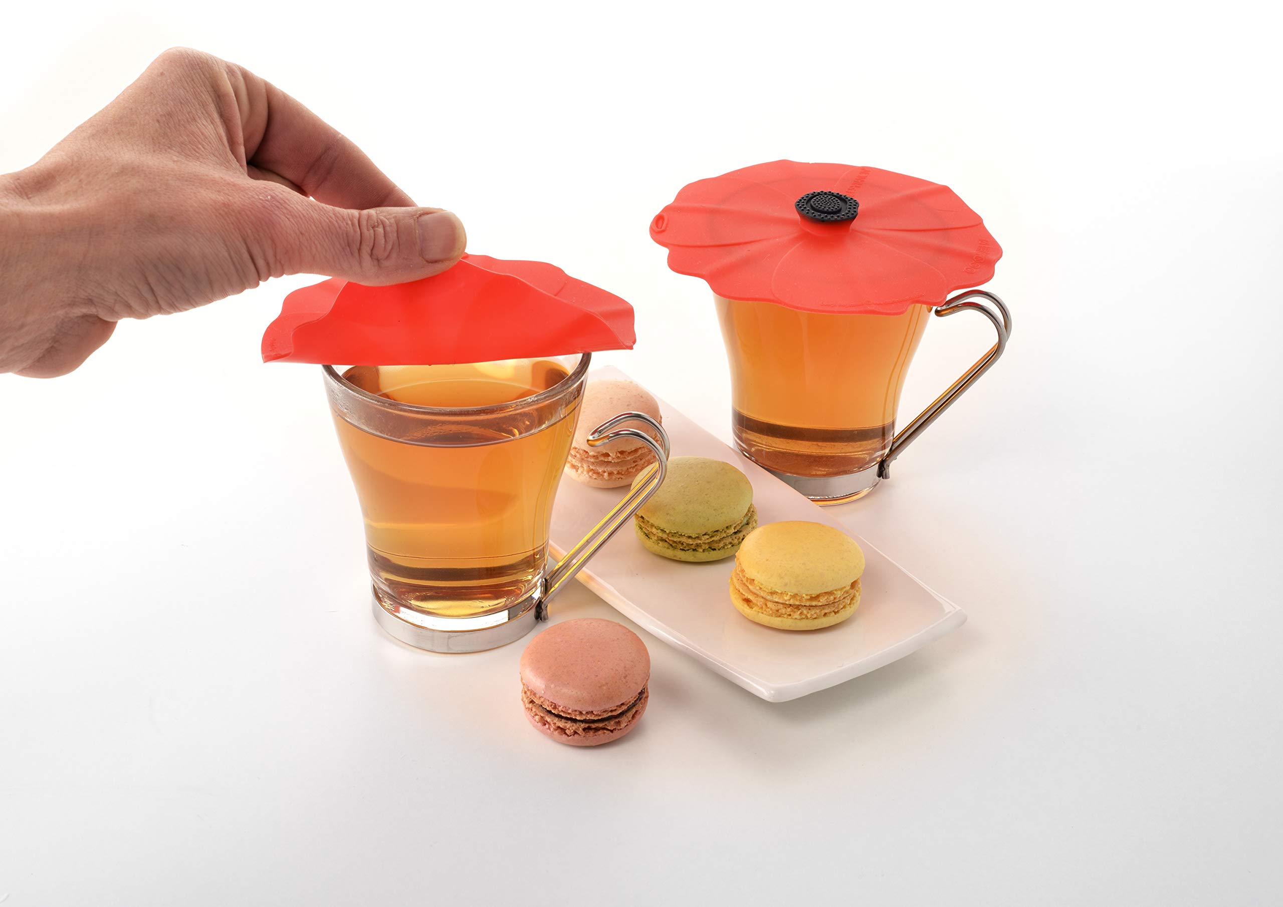 Charles Viancin Poppy Drink Cover Set/2