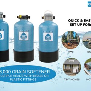 On The Go OTG4-DBLSOFT-Portable 16,000 Grain RV Water Softener (NOT made in China, assembled by U.S. Workers in Indiana)