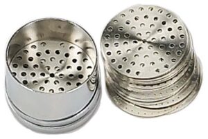 jewel tool premium diamond sorting sieves | 42 multi-sized disks | 0.90 mm - 4.40 mm range | stainless steel | compact storage 2.6" (6.6 cm) diameter | lasered sizing chart | includes pvc zip pouch