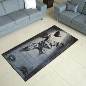 Star Wars Han Solo in Carbonite Living Room, Bedroom Area Rug | 39 x 91 Inches