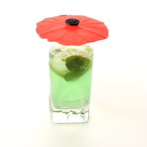 Charles Viancin Poppy Drink Cover Set/2