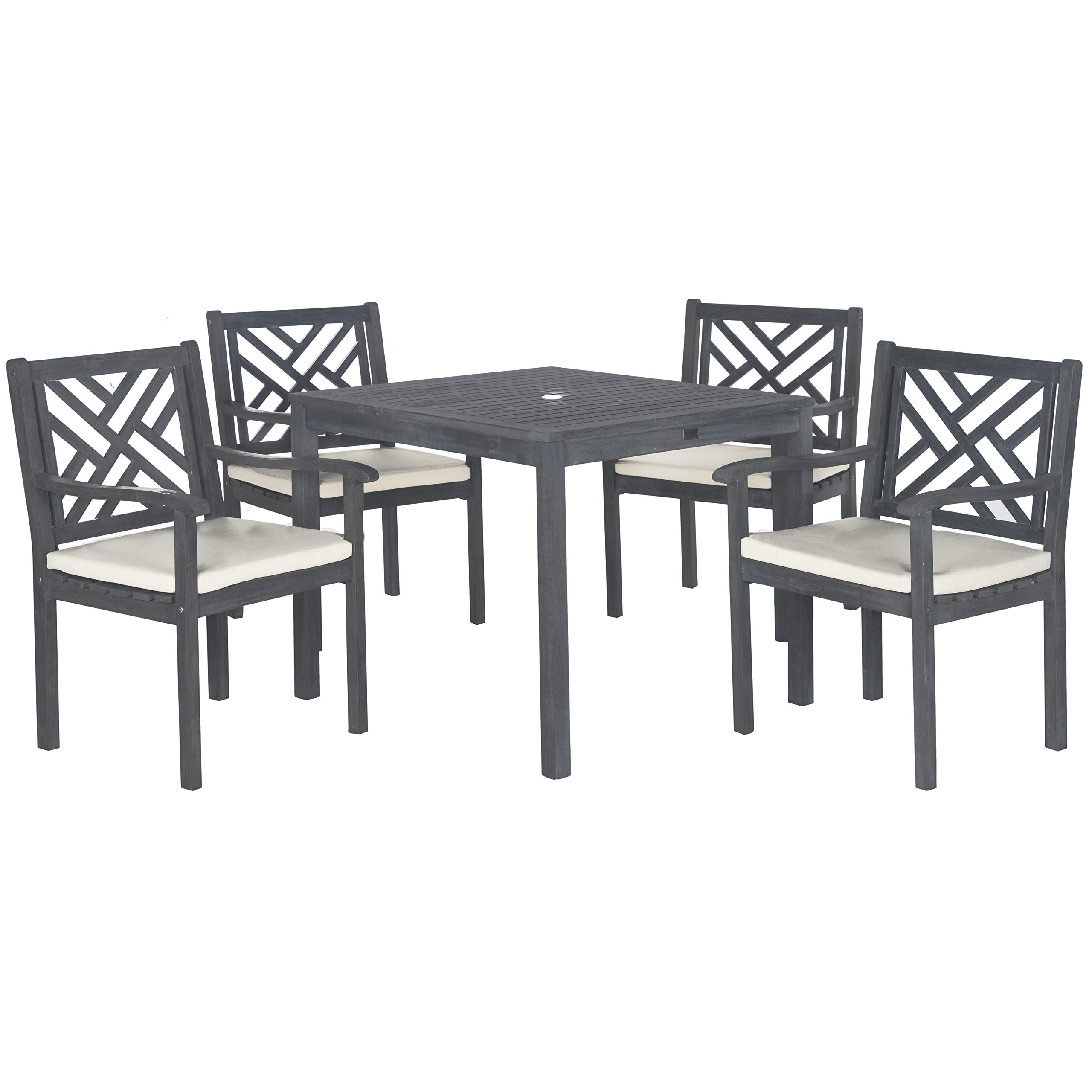 SAFAVIEH Outdoor Living Collection Bradbury 5-Piece Dining Set