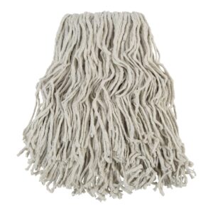 boardwalk bwkcm02024s #24 banded cotton mop heads - white (12/carton)