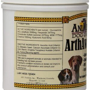 AniMed Arthaway Powder Joint Tissue Supplement for Dogs, 16-Ounce