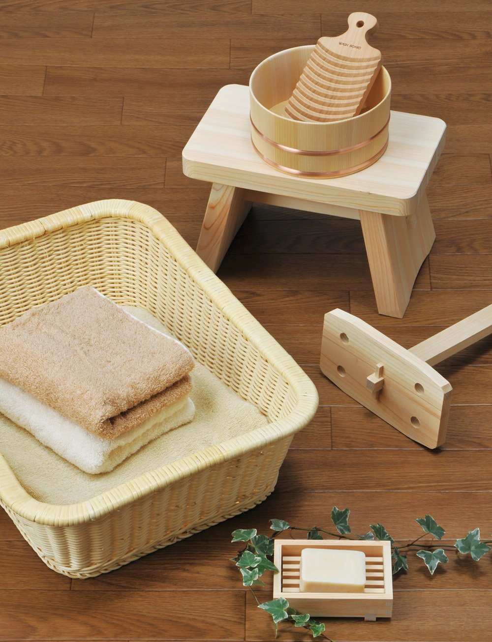 ヤマコー yamako Bath Chair Natural Small