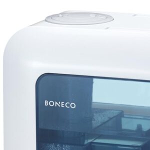 BONECO U700 Whisper Quiet Top Fill Ultrasonic Variable Mist Humidifier for Large Rooms with Self Cleaning Mode, Digital Display, and Auto Shutoff