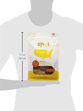 Spot Farms All Natural Human Grade Dog Treats, Chicken Jerky With Flaxseed And Vitamin E, 12.5 Ounce