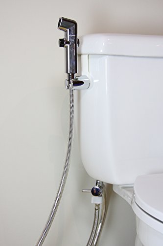 Brondell SimpleSpa Hand Held Bidet Shattaf Sprayer, Silver