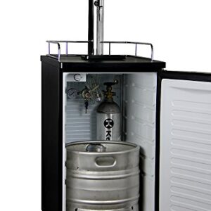 Kegco MPK199SS-G Guinness Dispensing Kegerator with Black Cabinet and Stainless Steel Door