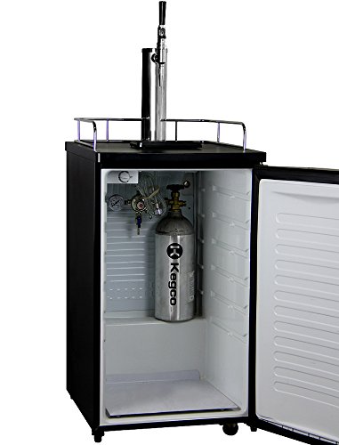 Kegco MPK199SS-G Guinness Dispensing Kegerator with Black Cabinet and Stainless Steel Door