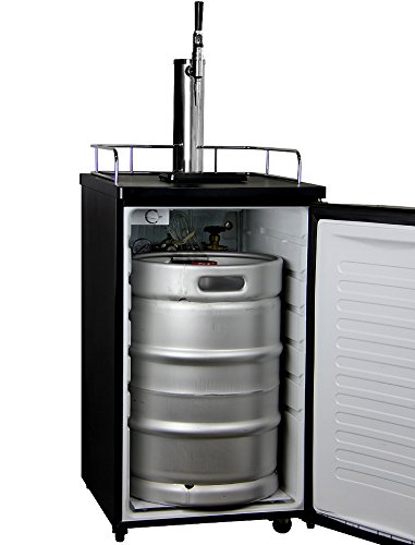 Kegco MPK199SS-G Guinness Dispensing Kegerator with Black Cabinet and Stainless Steel Door