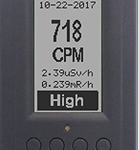 GQ Radiation Detector Dosimeter, GMC-600 Plus, Battery Powered, Wi-Fi Connectivity and Data Logging, High Sensitive, Alpha, Beta, Gamma, X-ray, Lithium-Ion