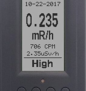 GQ Radiation Detector Dosimeter, GMC-600 Plus, Battery Powered, Wi-Fi Connectivity and Data Logging, High Sensitive, Alpha, Beta, Gamma, X-ray, Lithium-Ion