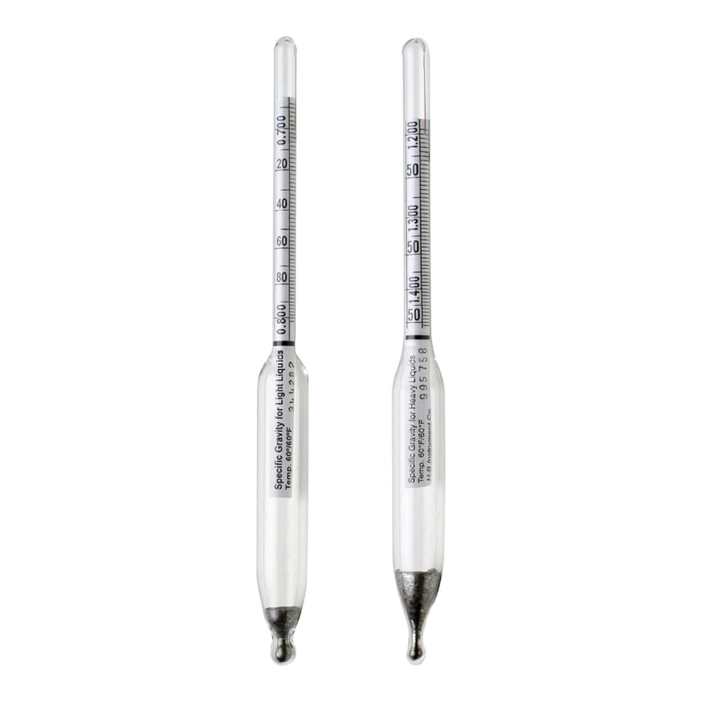 SP Bel-Art, H-B DURAC 1.000/2.000 Specific Gravity Hydrometer for Liquids Heavier Than Water (B61801-7700)