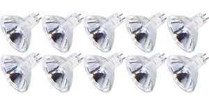 kor (pack of 10) mr16/fl - flood- 12v - mr16 - gu5.3 bi-pin base - light bulb with clear lens cover - mr16 (20)