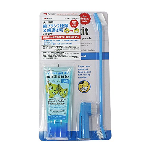 Petkin Plaque Dental Kit - Mint