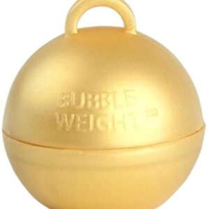 Bubble Weight Balloon Weight, 35g, Metallic Gold, 10 Piece