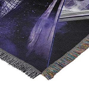 NORTHWEST Star Wars Woven Tapestry Throw Blanket, 48" x 60", Midnight Vader