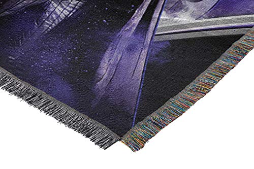 NORTHWEST Star Wars Woven Tapestry Throw Blanket, 48" x 60", Midnight Vader