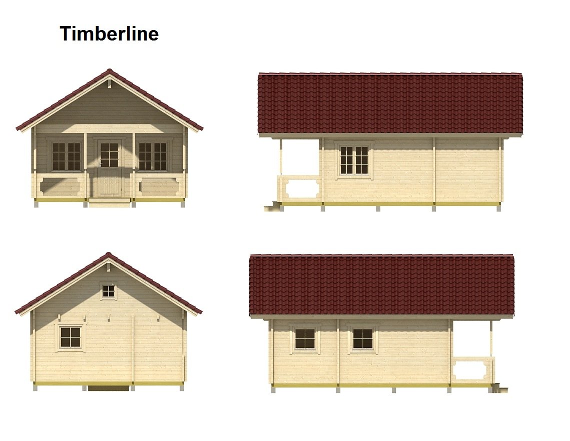 Allwood Timberline | 483 SQF Cabin Kit