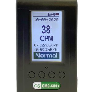 GQ Radiation Detector Dosimeter, GMC-600 Plus, Battery Powered, Wi-Fi Connectivity and Data Logging, High Sensitive, Alpha, Beta, Gamma, X-ray, Lithium-Ion