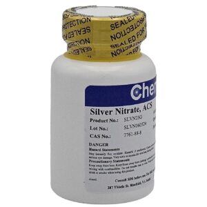 Silver Nitrate, ACS, 99+%, 25g