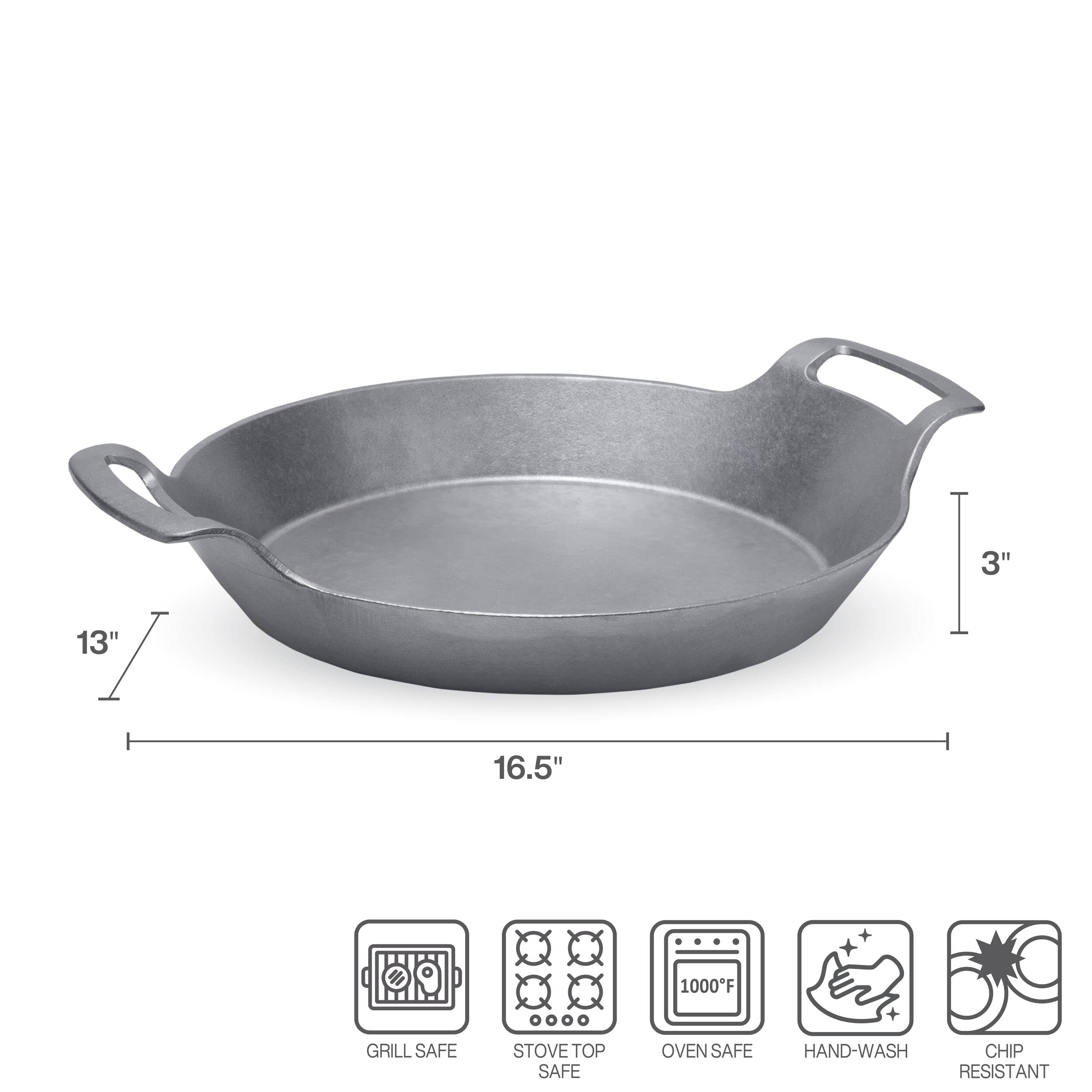 Wilton Armetale Gourmet Grillware Paella Pan