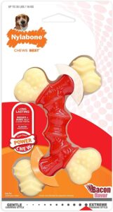 durachew double bone bacon dog toy [set of 2] size: souper