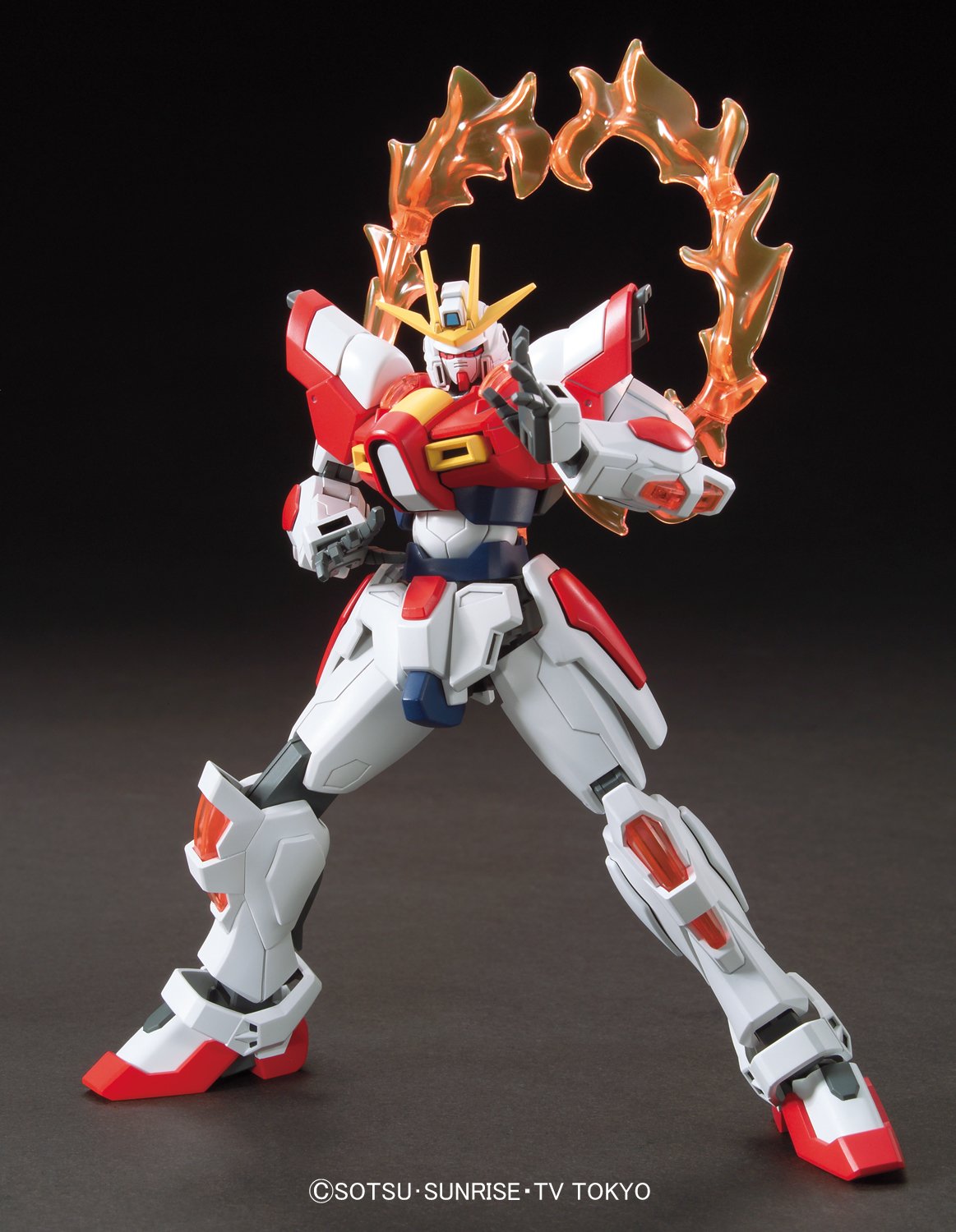 Bandai Hobby - Gundam Build Fighters Try - #18 Build Burning Gundam, Bandai HGBF 1/144 Model Kit