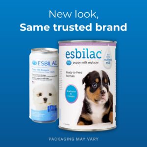 Pet-Ag Esbilac Puppy Milk Replacer Liquid - 11 oz - Ready-to-Feed Puppy Formula with Vitamins for Puppies Newborn to Six Weeks Old - Easy to Digest