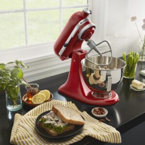 Kitchen Aid Tilt-Head Stand Mixer 4.5 Quart KSM85PBER, Empire Red