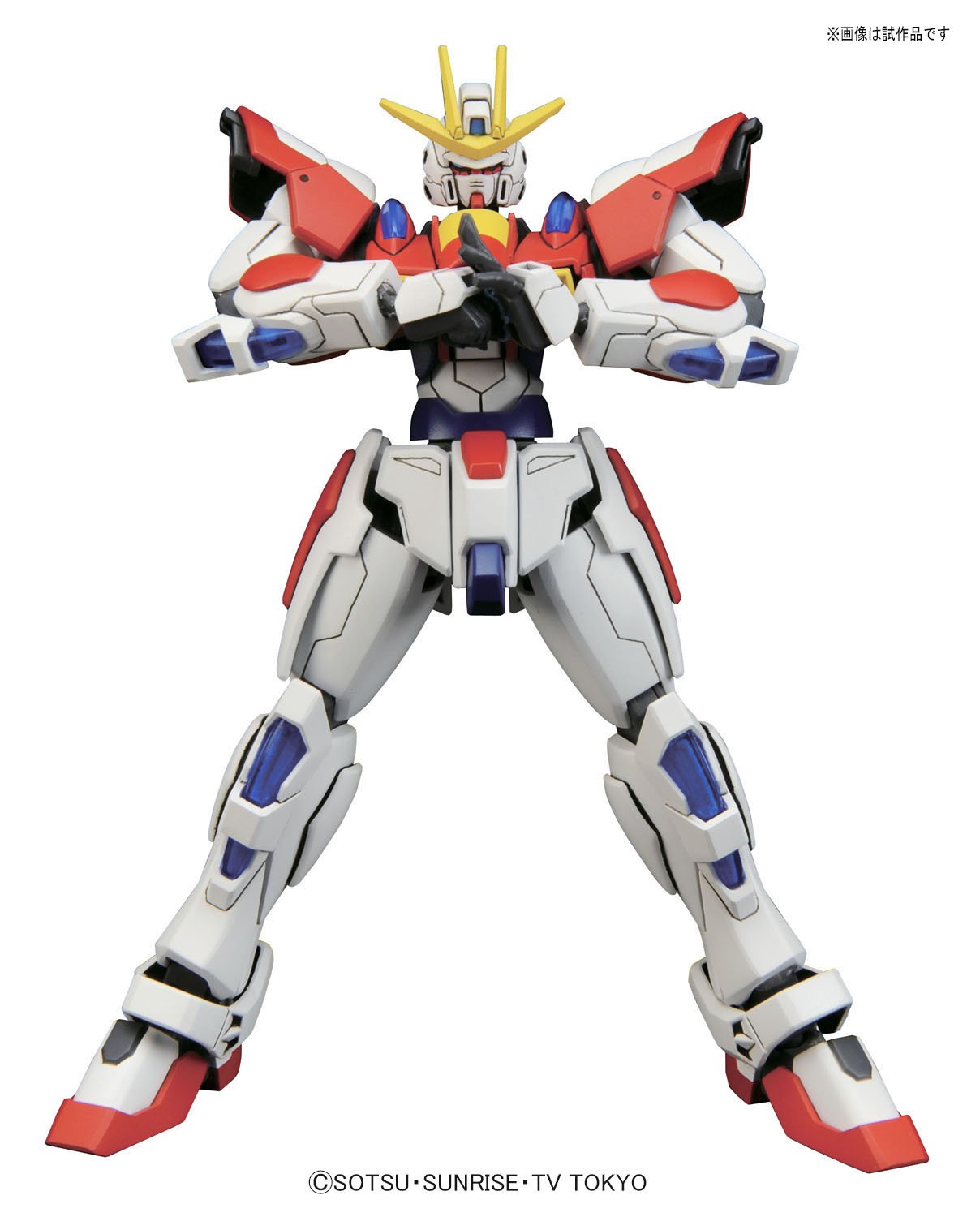 Bandai Hobby - Gundam Build Fighters Try - #18 Build Burning Gundam, Bandai HGBF 1/144 Model Kit