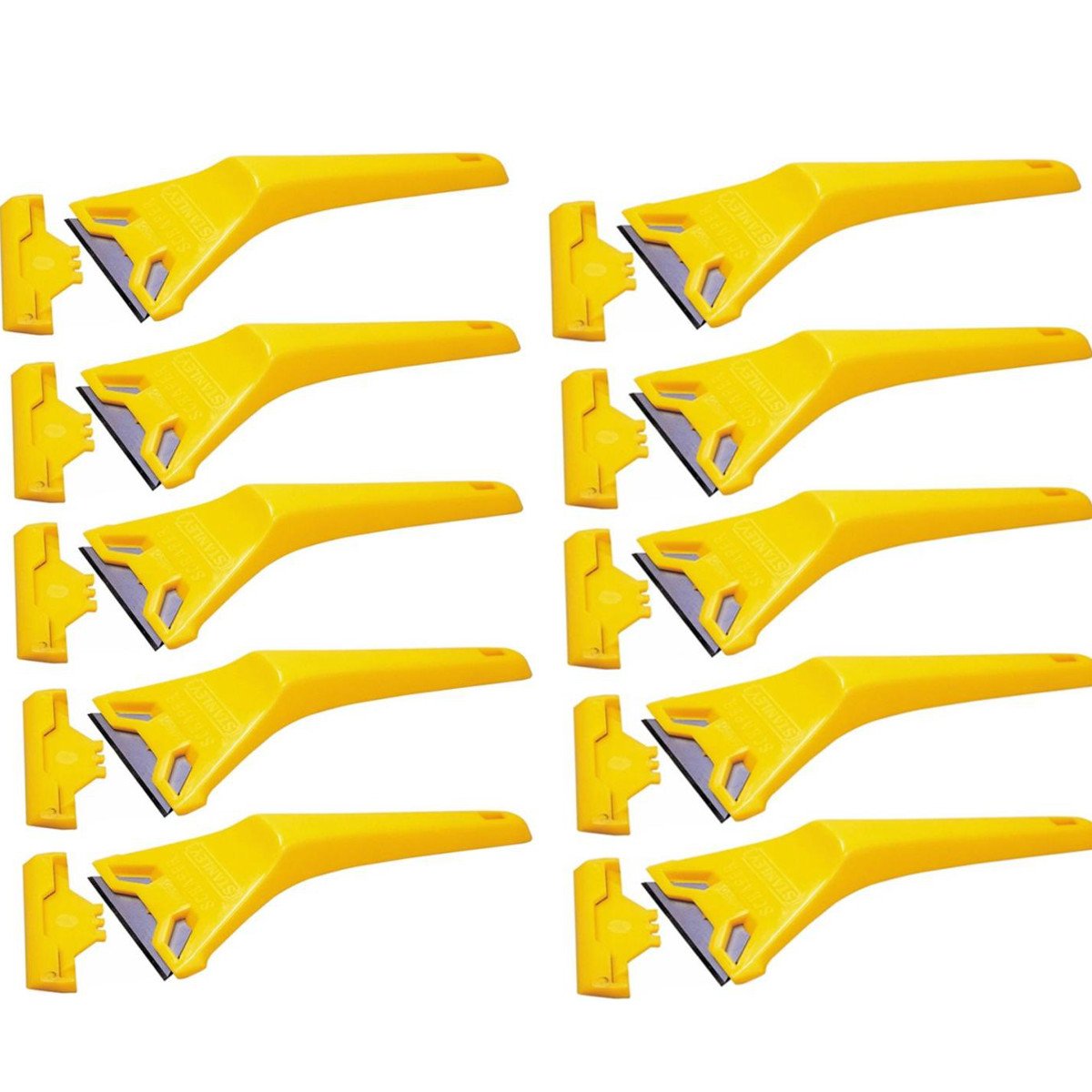 10 Pack Stanley 28-593 7" Window Scraper