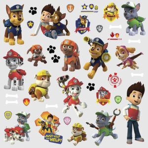 RoomMates RMK2640SCS Paw Patrol Peel and Stick Wall Decals 10 inch x 18 inch