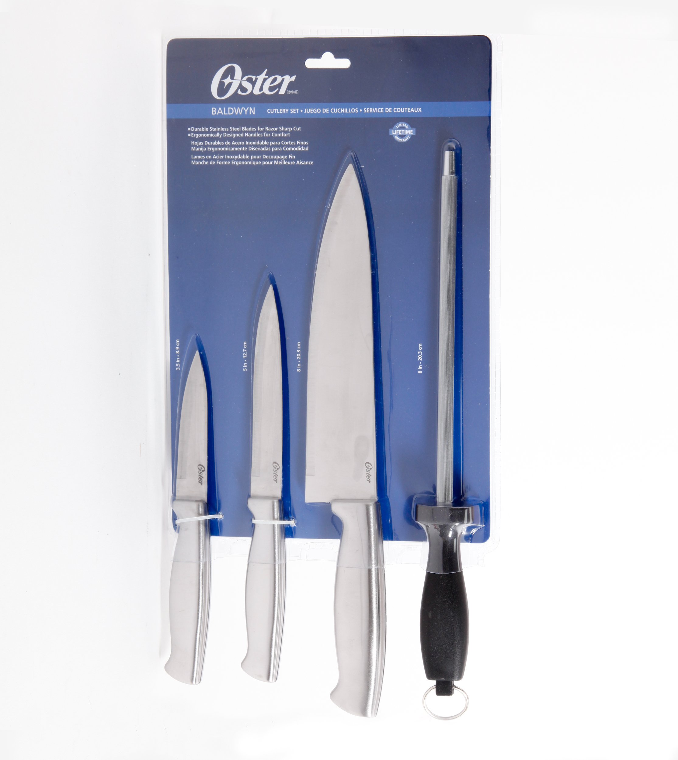 Oster Baldwyn 4 Piece Stainless Steel Cutlery Set