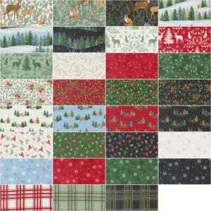 Deb Strain Woodland Winter Layer Cake 42 10-inch Squares Moda Fabrics 56090LC