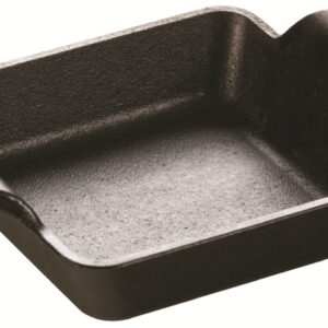 Lodge Heat Enhanced and Seasoned Cast Iron Mini Server, Square, 10-Ounce