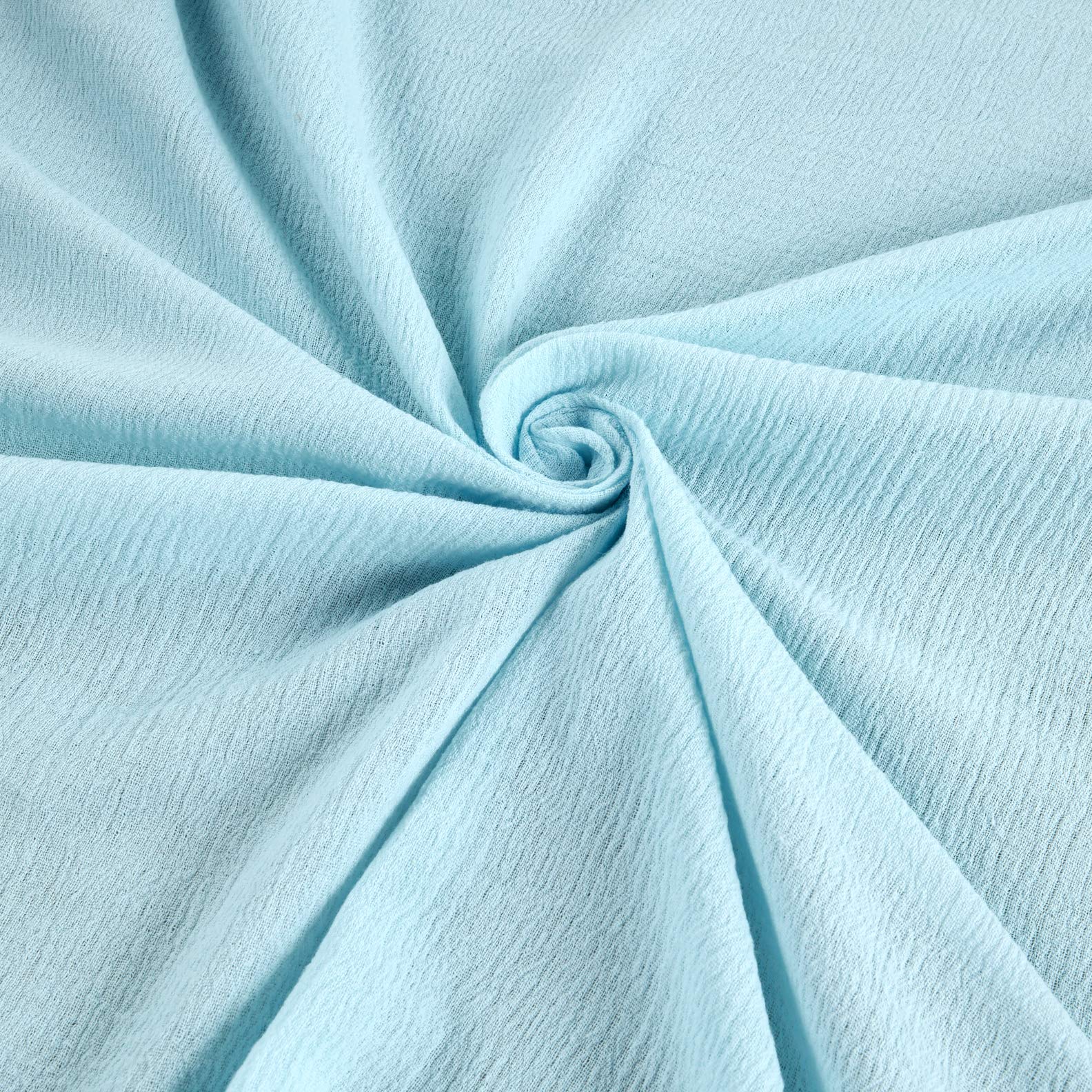 Island Breeze Gauze Baby Blue, Fabric by the Yard