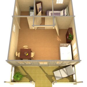 Allwood Timberline | 483 SQF Cabin Kit